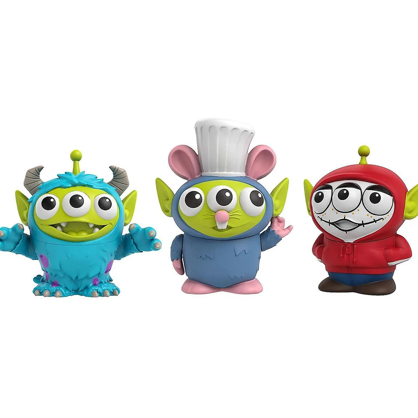 Disney Toy Story Pixar Alien Remix 3-Pack Miguel Sulley Remy Figures Mattel