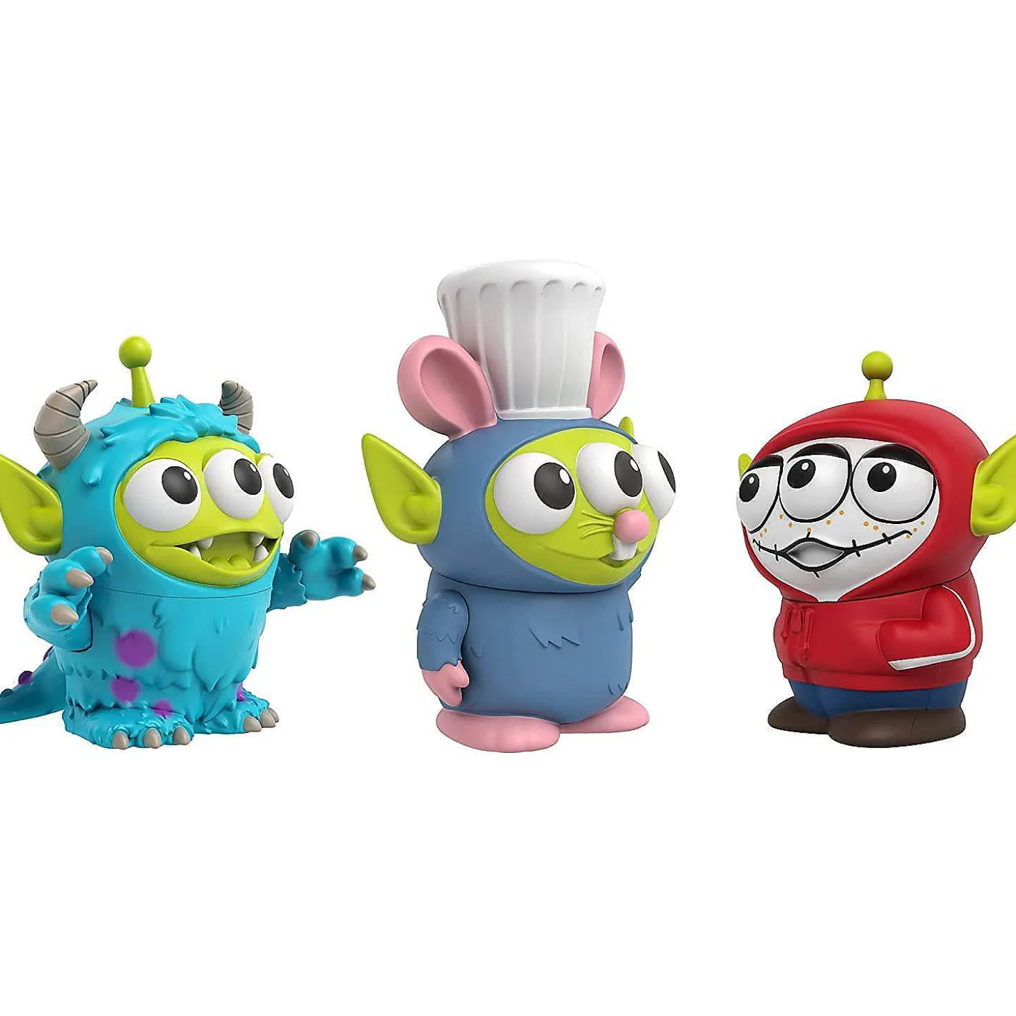 Disney Toy Story Pixar Alien Remix 3-Pack Miguel Sulley Remy Figures Mattel