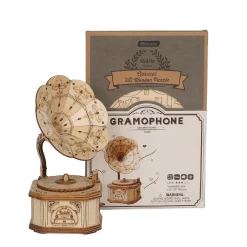 Diy 3D Puzzle 2 Pack Vintage Camera And Gramophone