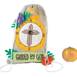 Diy Medium Canvas Drawstring Bags - 12 Pc.