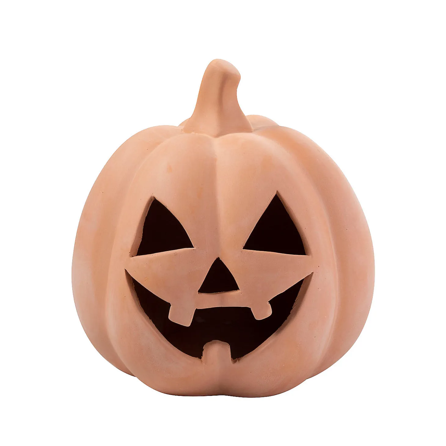 Diy Terra Cotta Jack-O'-Lantern