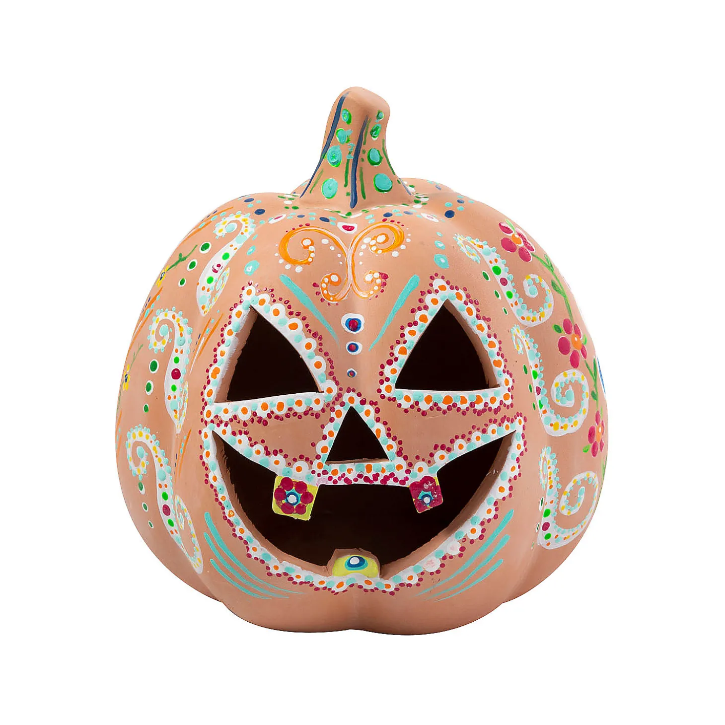 Diy Terra Cotta Jack-O'-Lantern