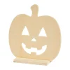 Diy Unfinished Wood Halloween Jack-O'-Lantern Stand-Ups - 12 Pc.