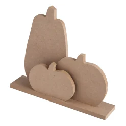 Diy Unfinished Wood Pumpkins Stand-Up