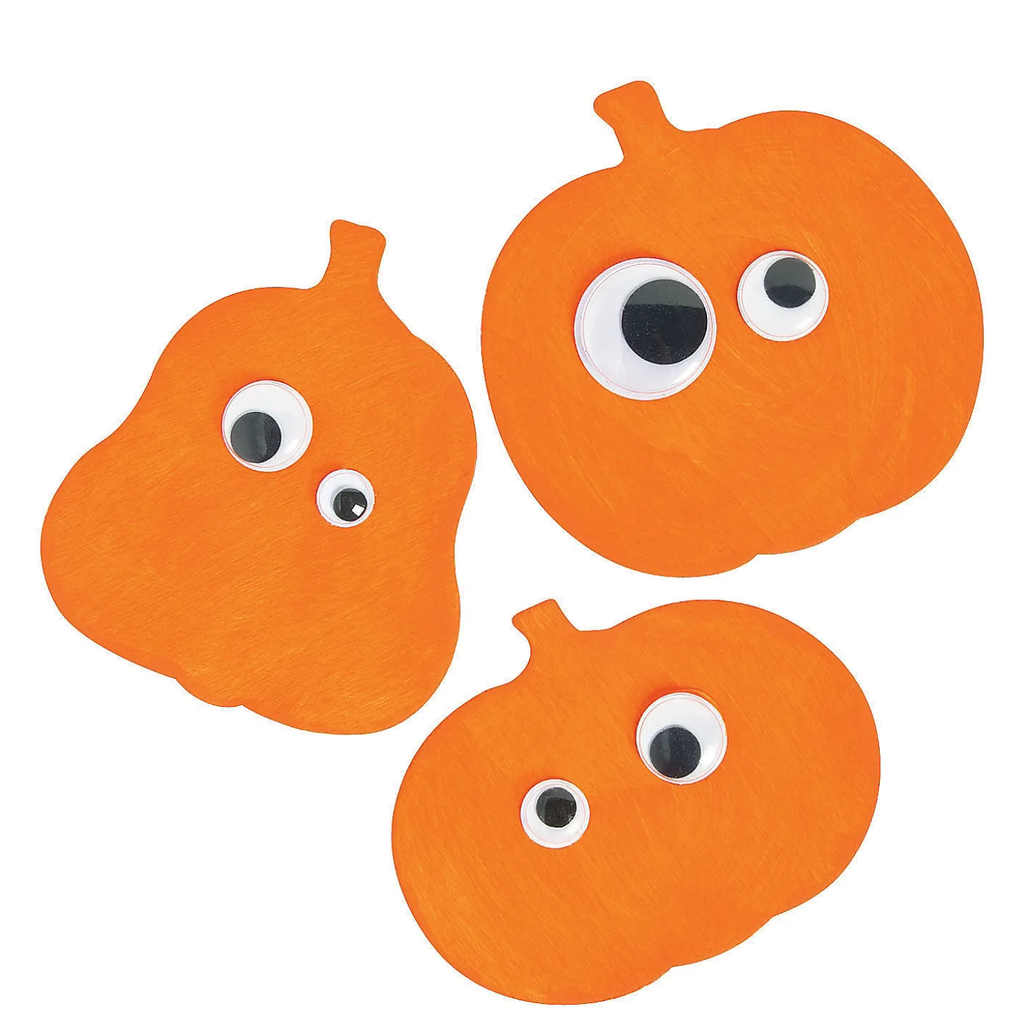 Diy Unfinished Wood Pumpkin Shapes - 12 Pc.