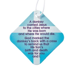 Donkey Pull-Back Toys With Card - 12 Pc.