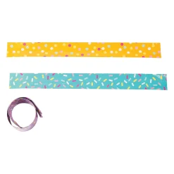 Donut Sprinkles Slap Bracelets - 12 Pc.