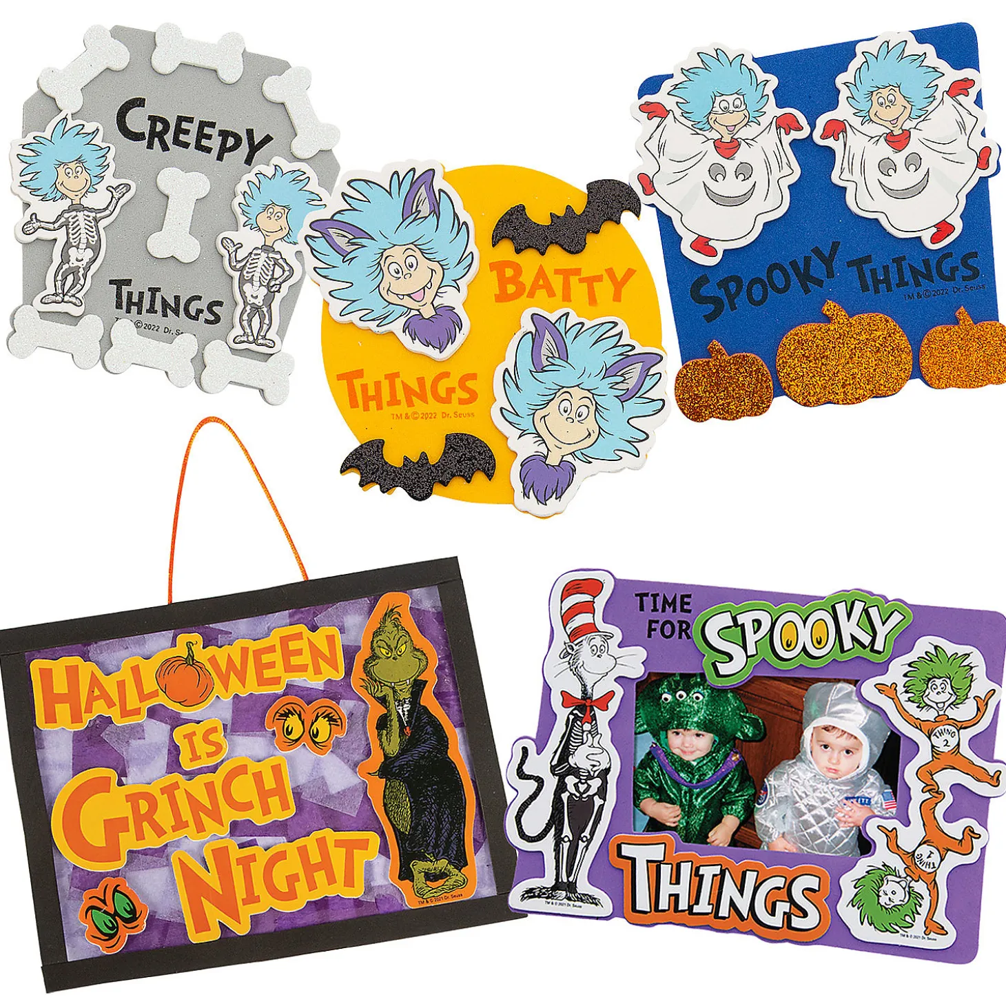 Dr. Seuss™ Halloween Craft Kit Assortment - Makes 36