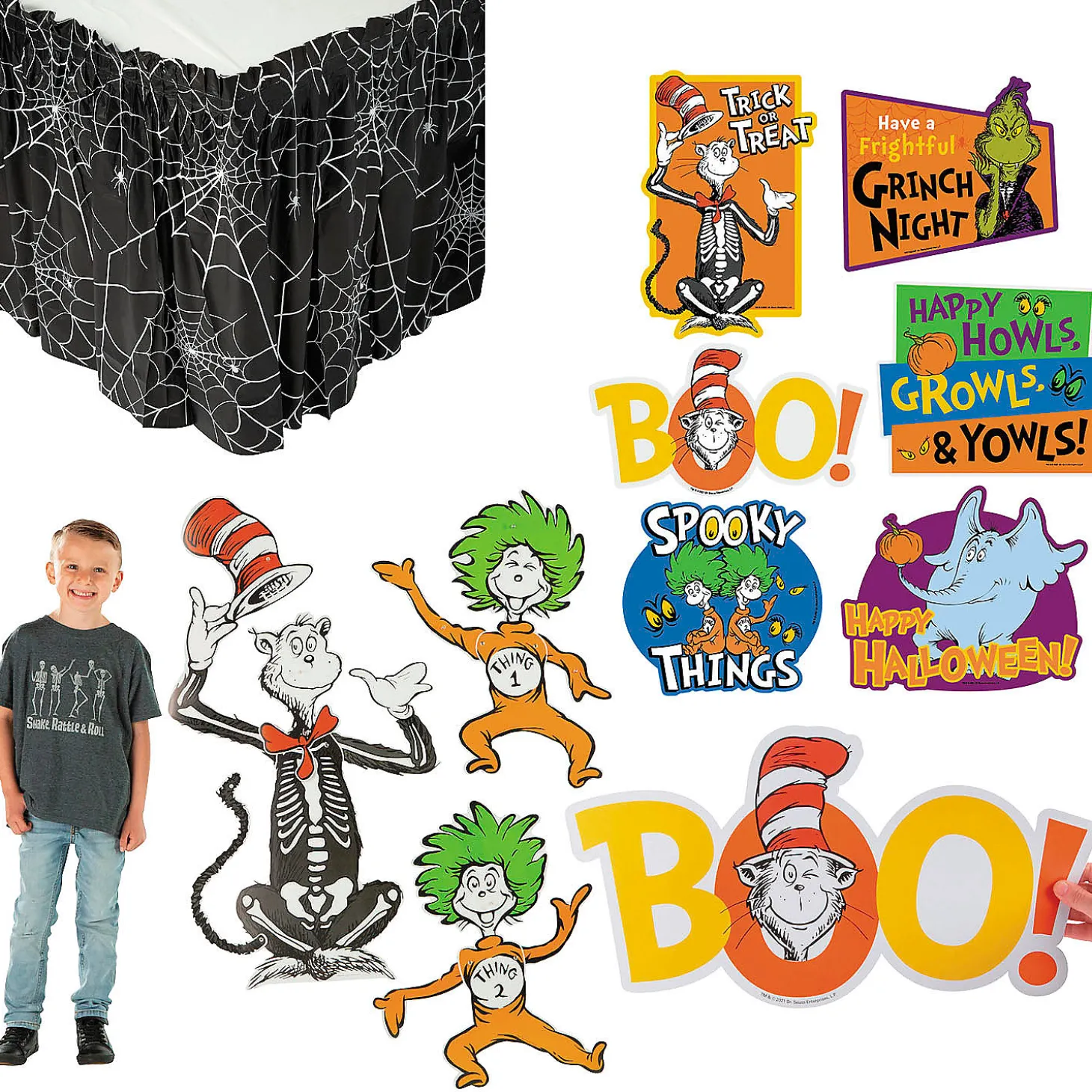 Dr. Seuss™ Value Halloween Trunk-Or-Treat Decorating Kit - 10 Pc.
