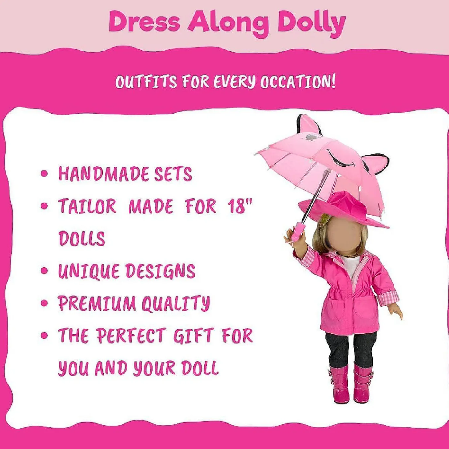 Dress Along Dolly Basketball Uniform Outfit For American 18" Dolls (8 Pc Set) - Includes Premium Handmade Doll Clothes & Accessories - Sport Halloween Costume