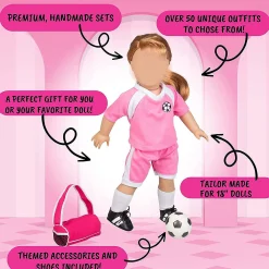 Dress Along Dolly Gymnastics Doll Outfit For 18