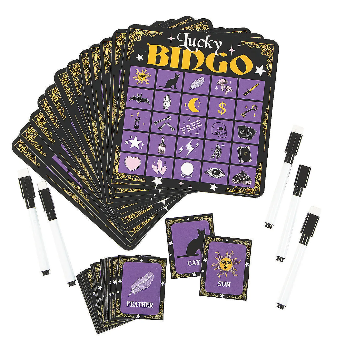 Dry Erase Fortune Teller Bingo Game