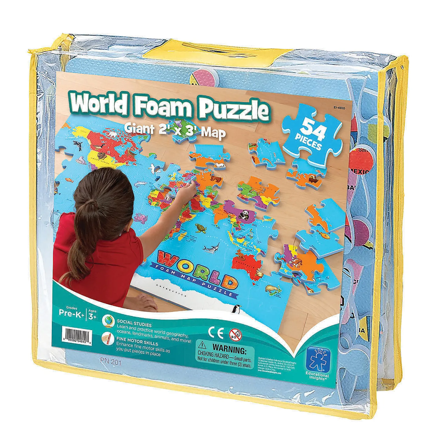 Educational Insights World Foam® Map Jigsaw Puzzle