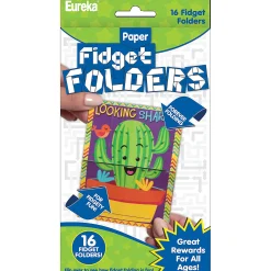 Eureka A Sharp Bunch Fidget Folder, 16 Per Pack, 6 Packs