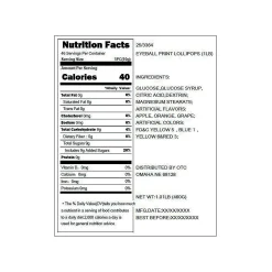 Eyeball Print Lollipops - 46 Pc.