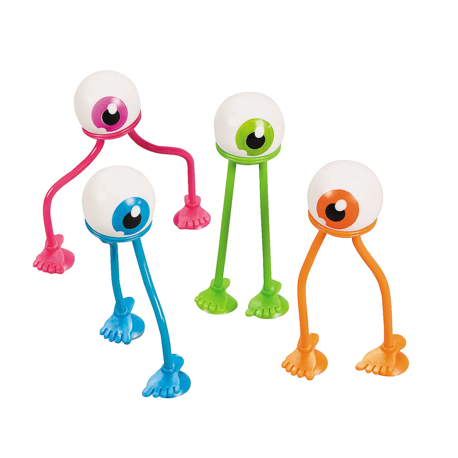 Eyeballs With Suction Feet Bendables - 24 Pc.