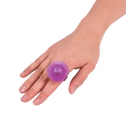 Flashing Spike Rings - 12 Pc.