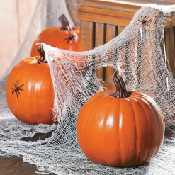 Foam Orange Pumpkin Halloween Decoration