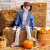 5-Foot Skeleton Plush Scarecrow Outfit Kit - 3 Pc.
