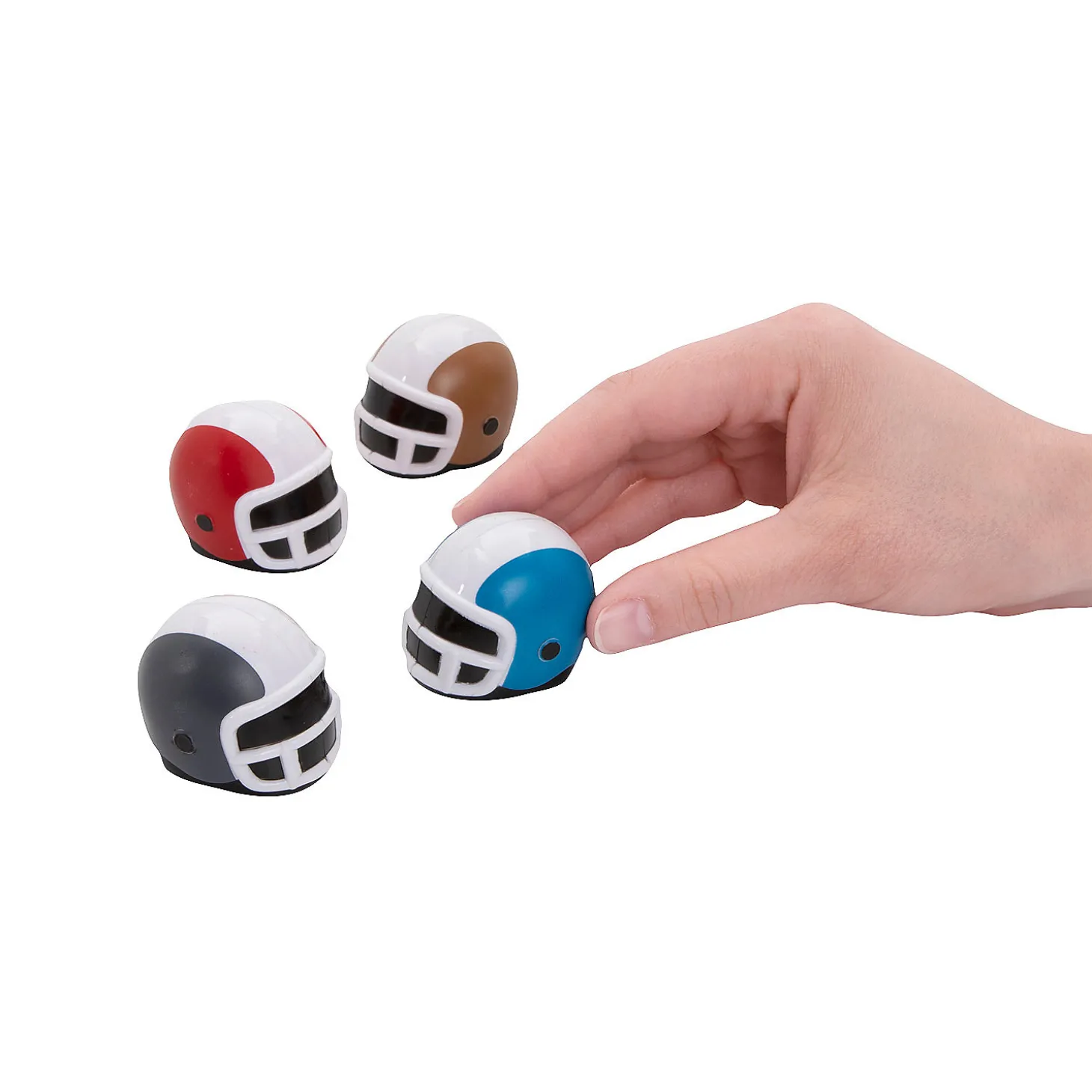 Football Helmet Pull-Back Toys - 12 Pc.