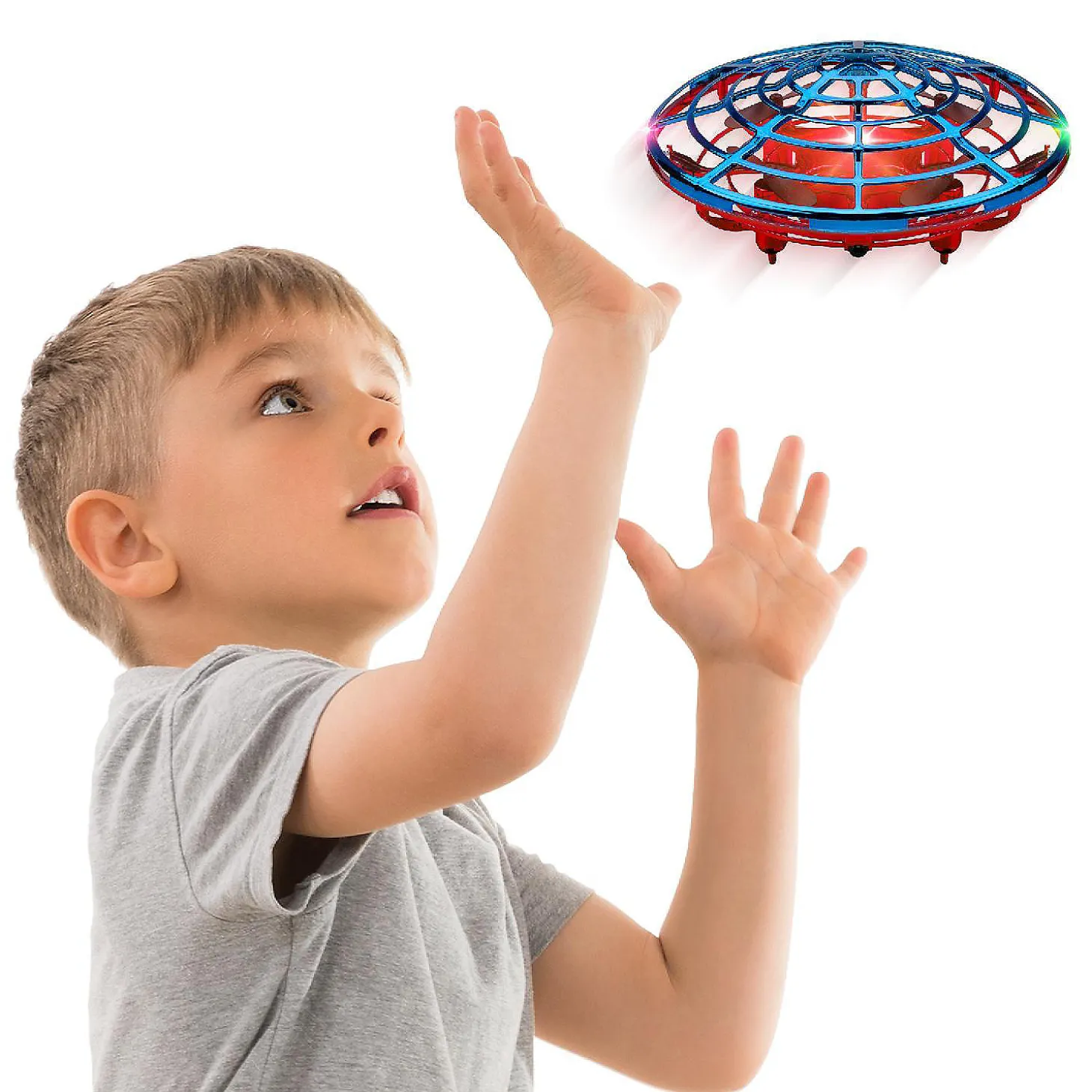 Force1- Hands Free Motion Sensor Mini Drone, Easy Indoor Rechargeable Ufo Flying Ball Drone Toy
