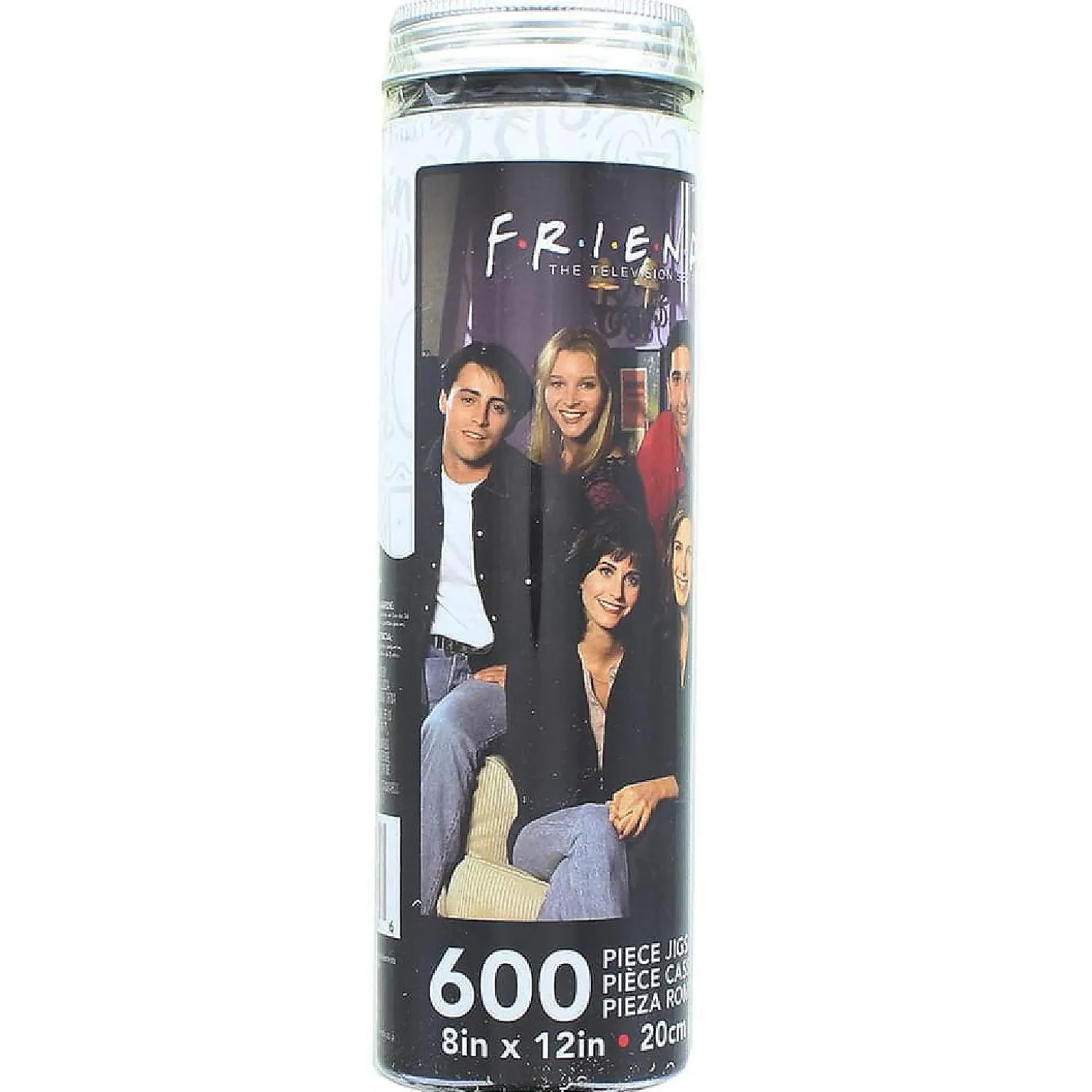 Friends Cast Mega Micro 600 Piece Jigsaw Puzzle Tube