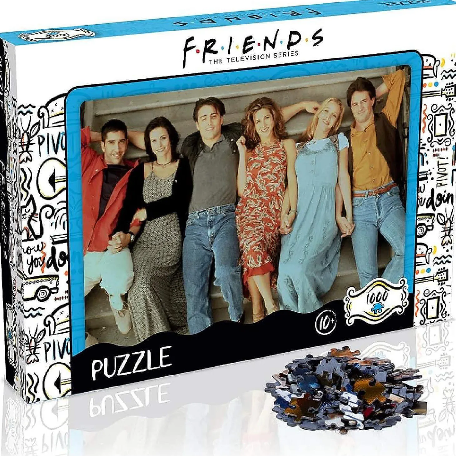 Friends Stairs 1000 Piece Jigsaw Puzzle