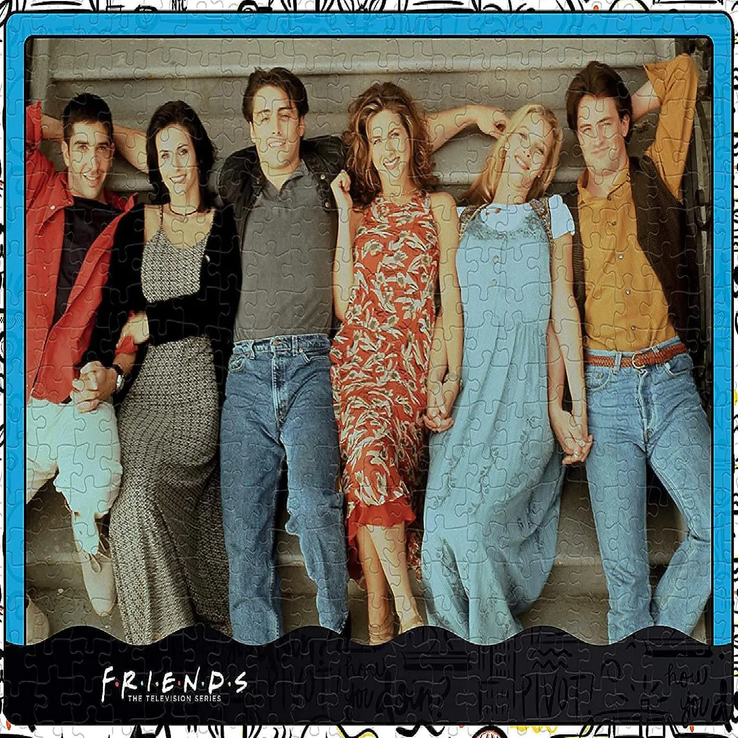 Friends Stairs 1000 Piece Jigsaw Puzzle