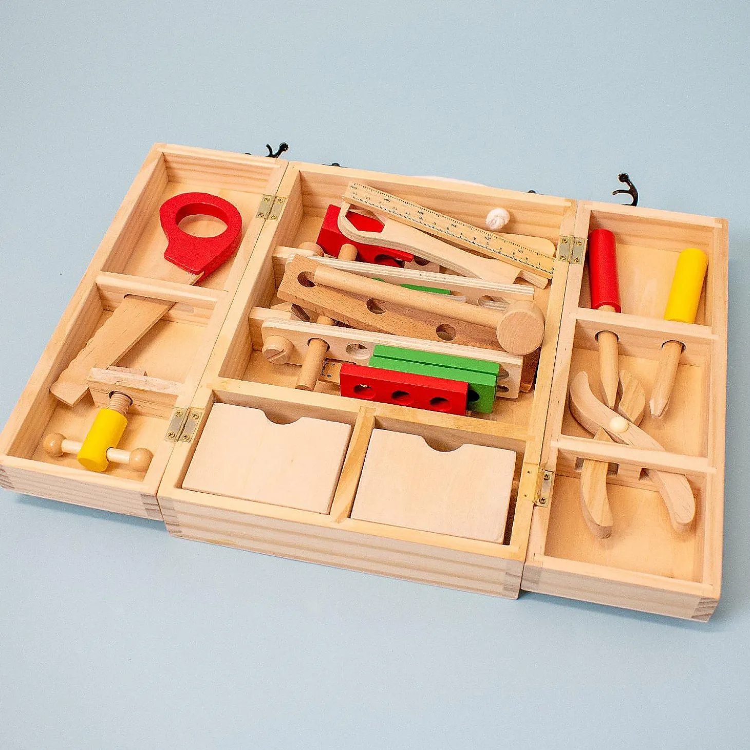 Fun Little Toys - Classic Wooden Tool Box
