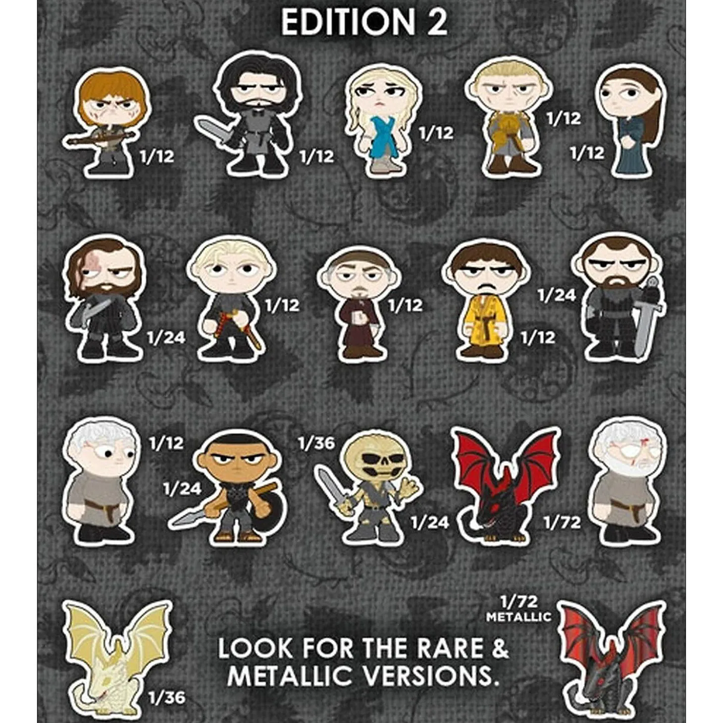 Funko Mystery Mini's - Game Of Thrones S2 Mystery Vinyl Figure - 4 Pack