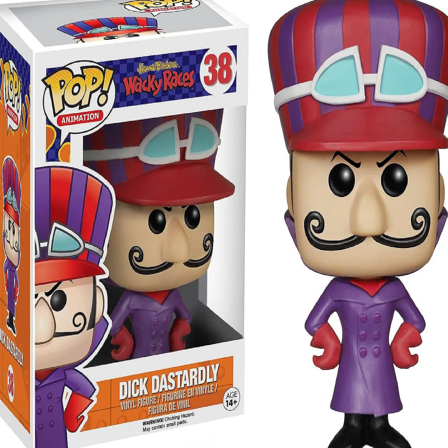 Funko Pop! Hanna Barbera Wacky Races Dick Dastardly #38