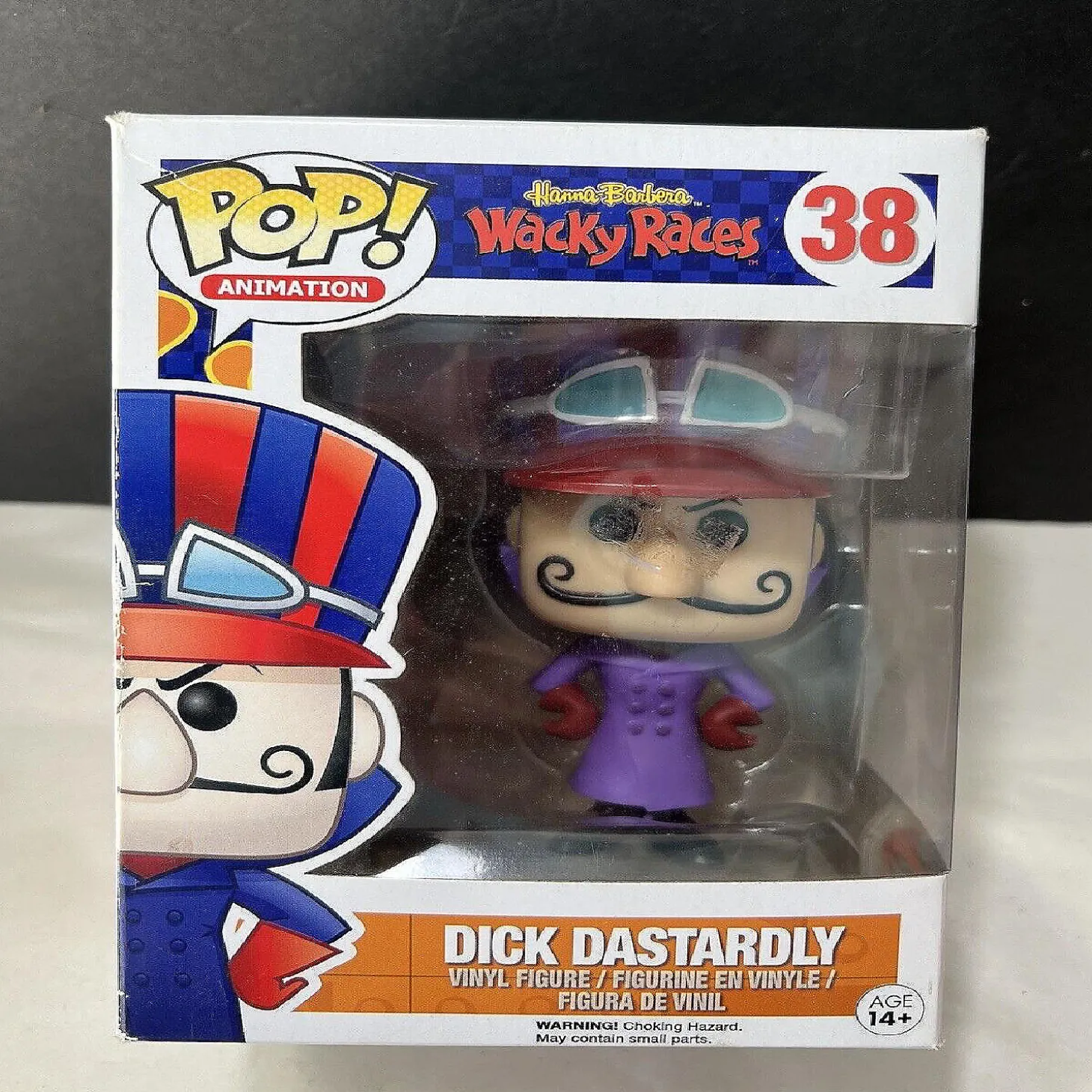 Funko Pop! Hanna Barbera Wacky Races Dick Dastardly #38