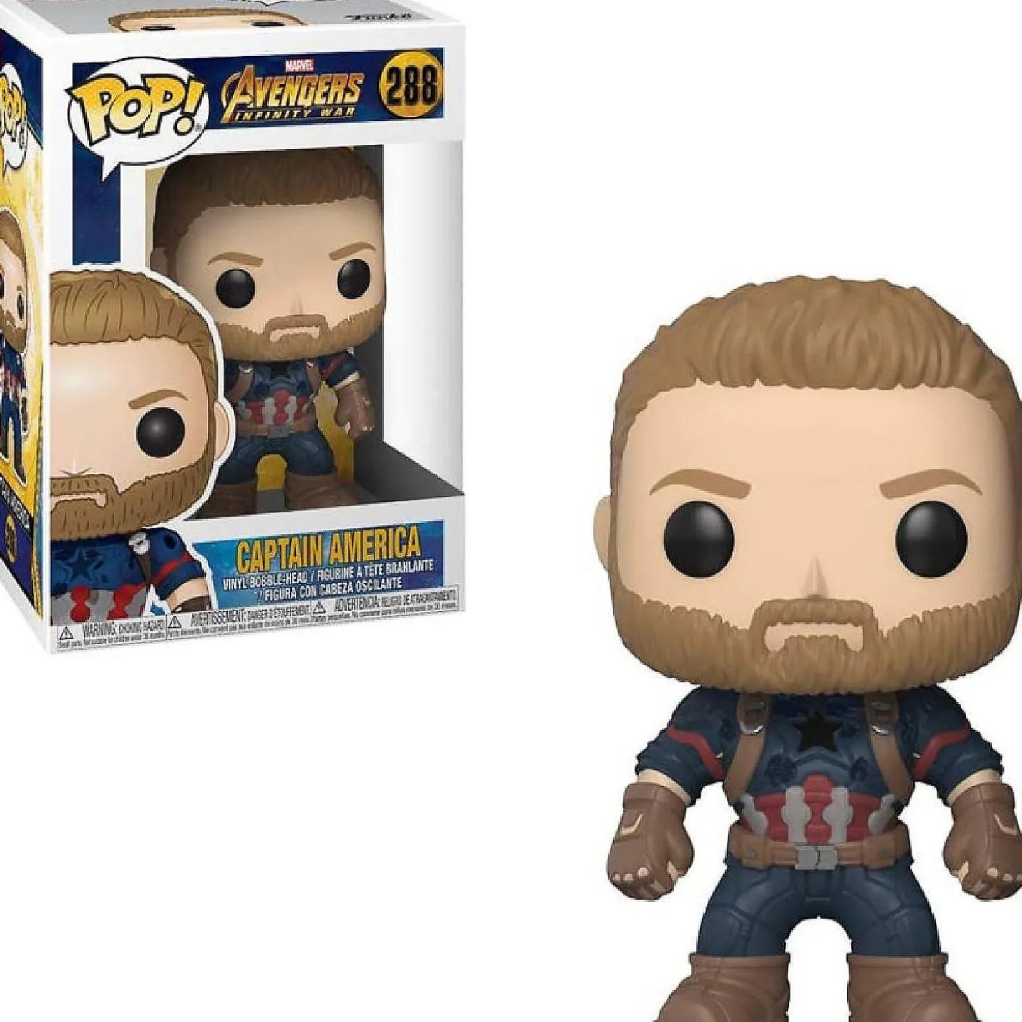 Funko Pop! Marvel: Avengers Infinity War - Captain America Vinyl Figure
