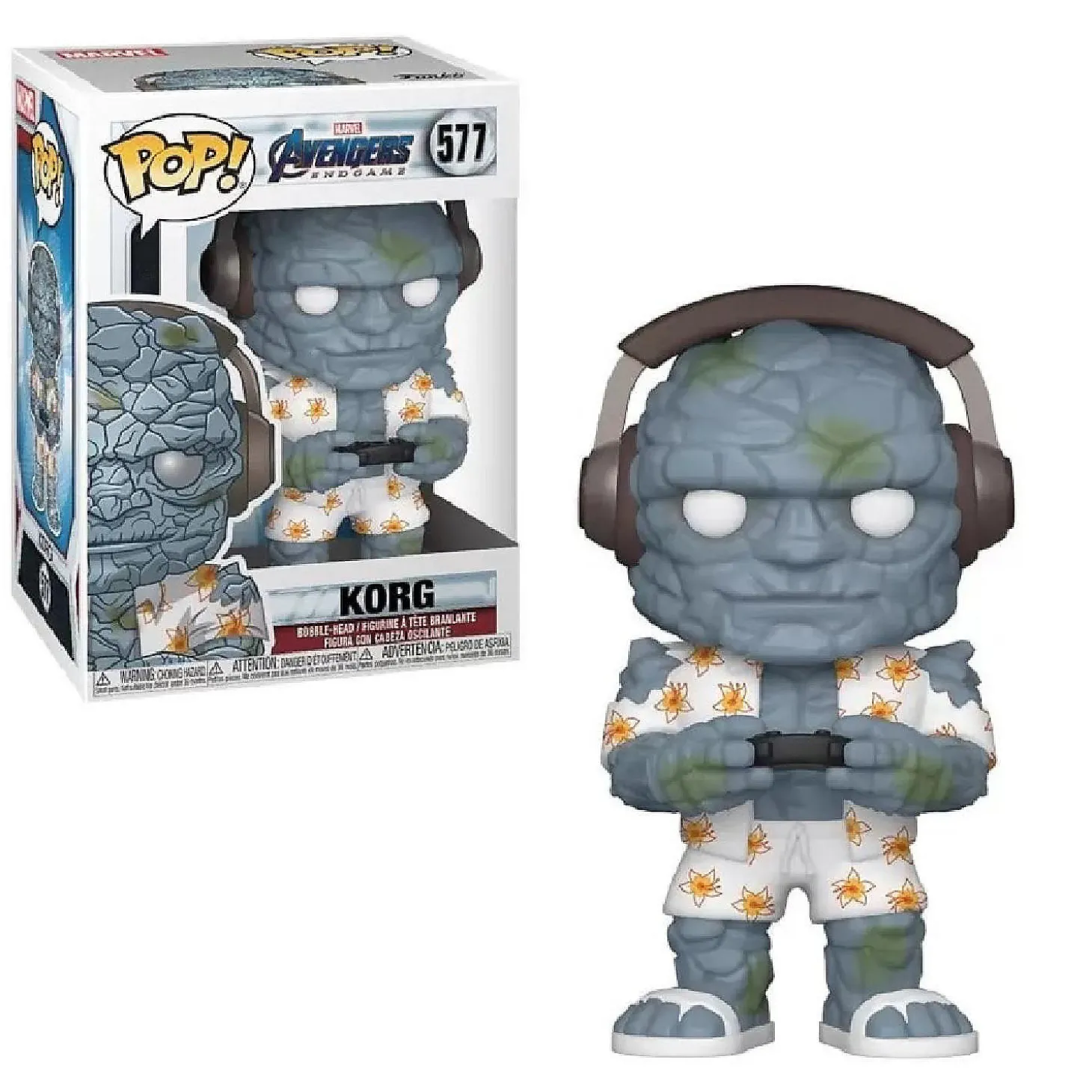 Funko Pop! Marvel: Avengers Endgame - Gamer Korg, Vinyl Figure