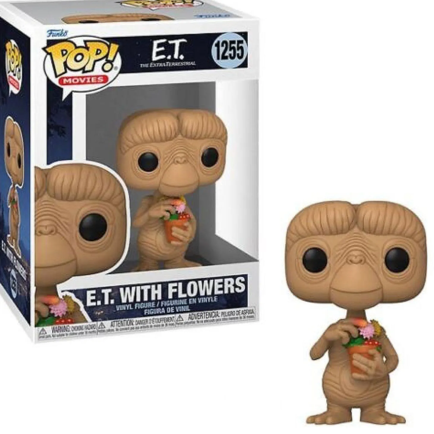 Funko Pop! Movies: E.T. The Extra-Terrestrial - E.T. With Flowers