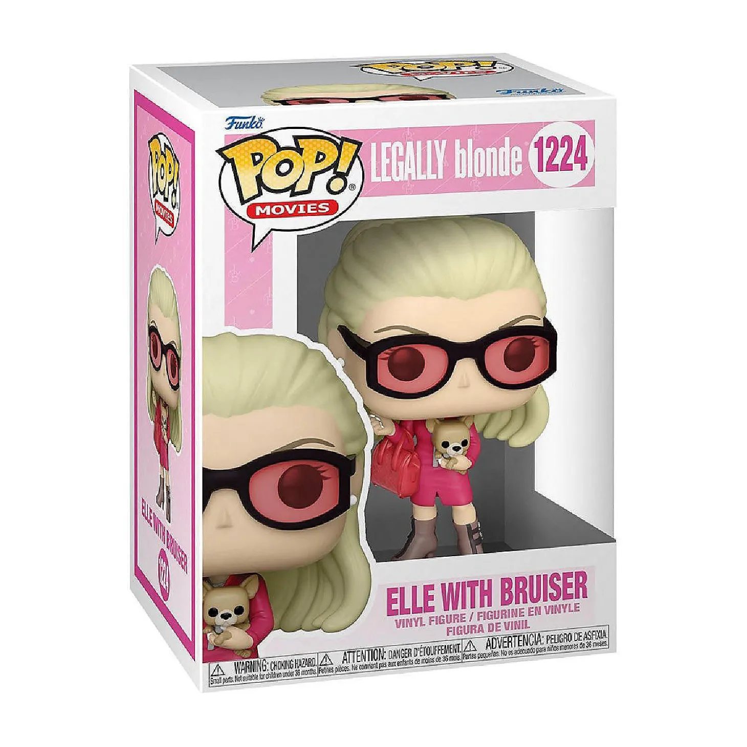 Funko Pop! Vinyl Figure 2 Pack Elle With Bruiser And Elle In Bunny Suit Legally Blonde 1125 1124