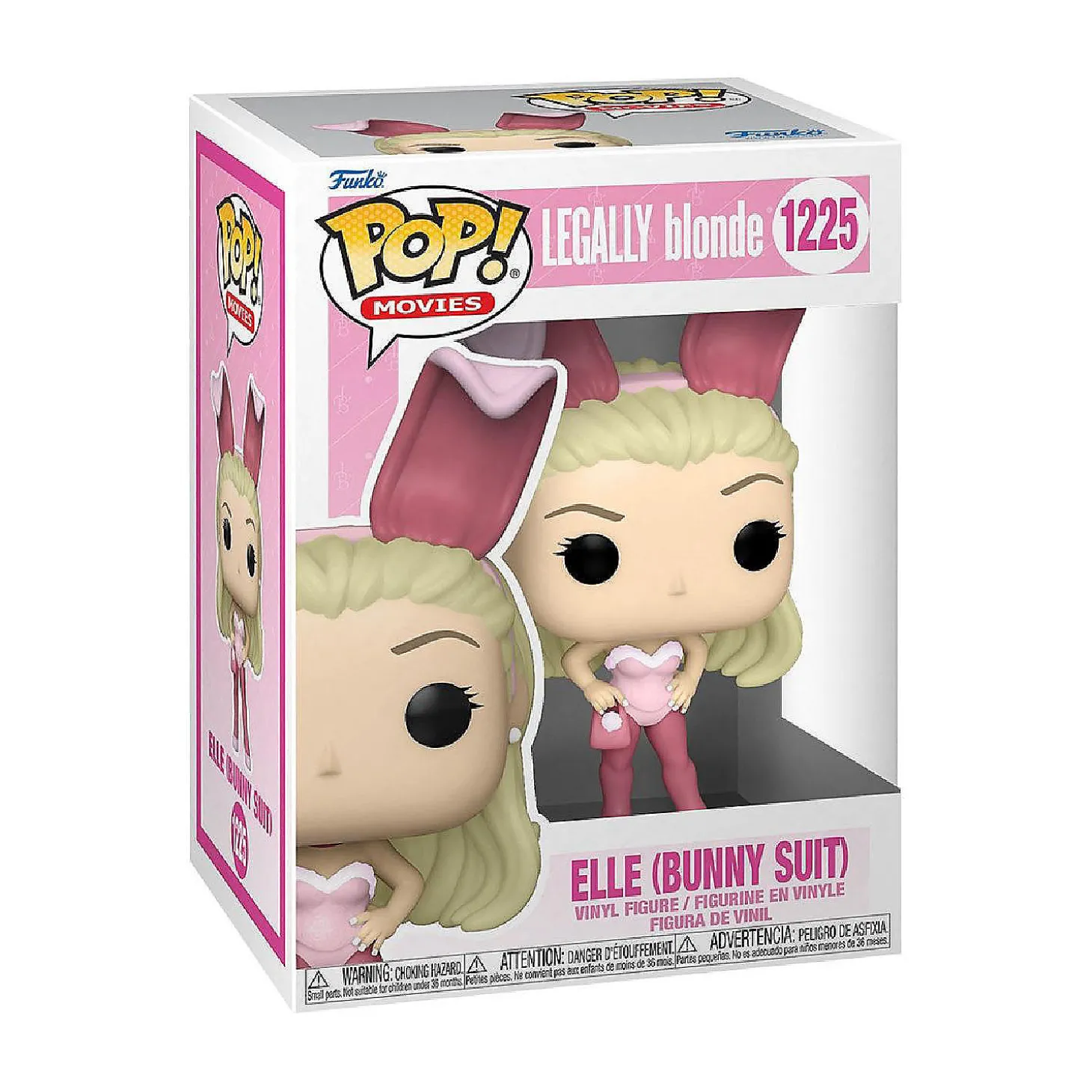 Funko Pop! Vinyl Figure 2 Pack Elle With Bruiser And Elle In Bunny Suit Legally Blonde 1125 1124