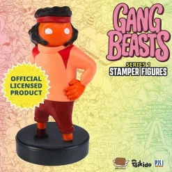 Gang Beasts Ink Stamper 12Pk Wrestler Bear Chicken Party Cake Favors Pmi International