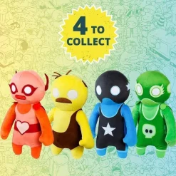 Gang Beasts Yellow And Green Wrestler Plush 2Pk 12