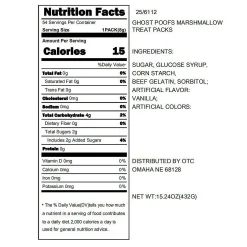 Ghost Poofs Marshmallow Treat Packs - 54 Pc.