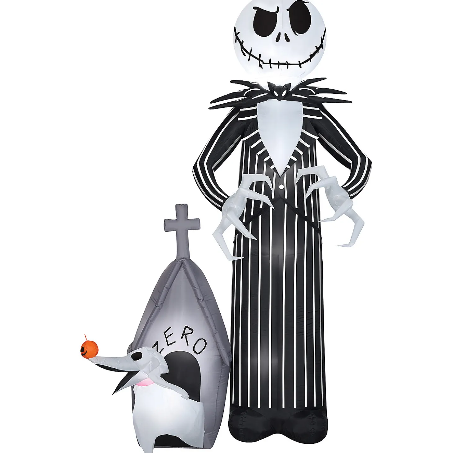 Giant Jack Skellington And Zero Airblown