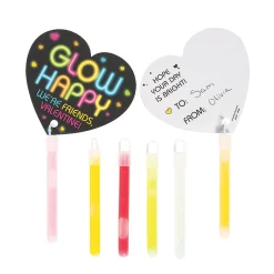 Glow Stick Valentine Exchanges With Card For 12