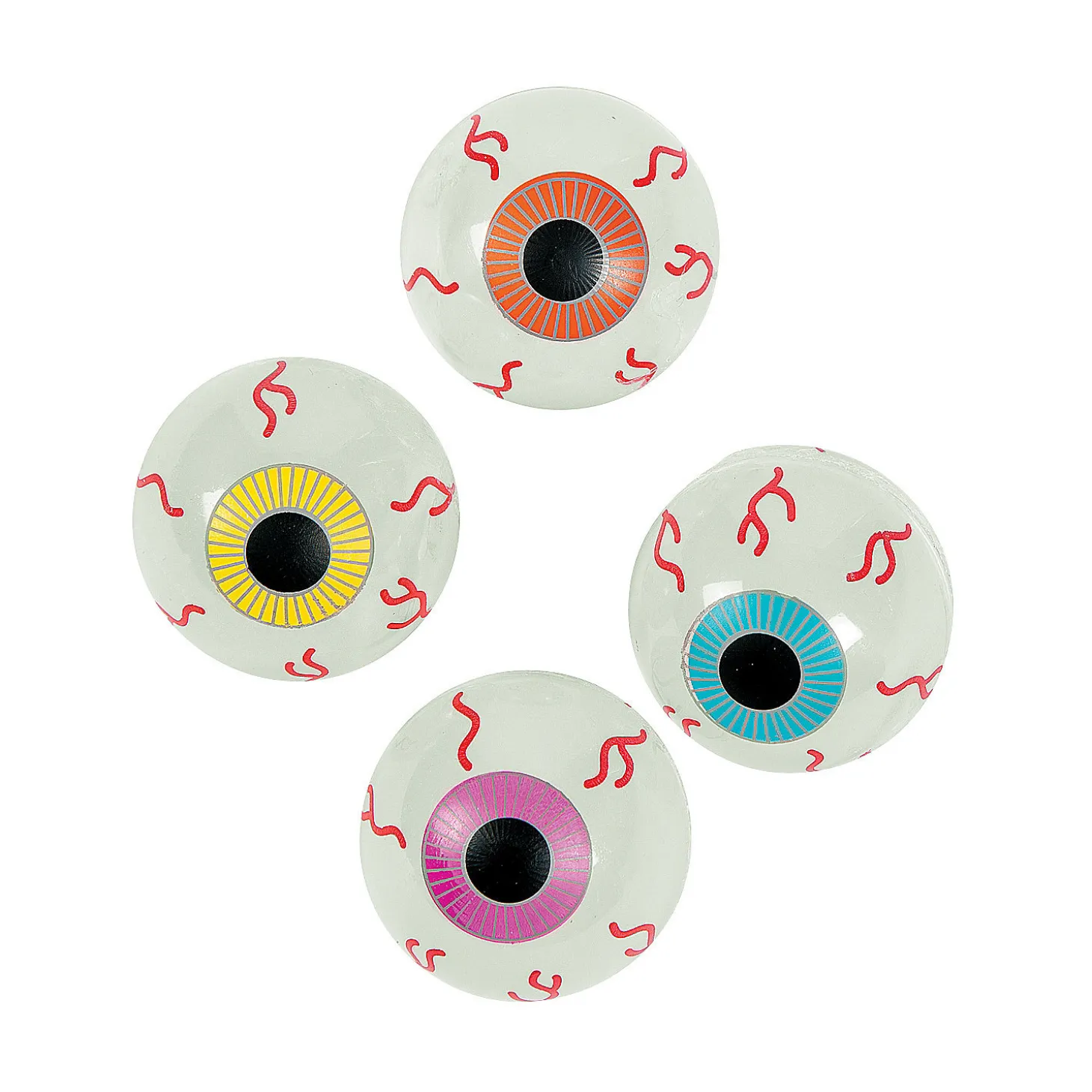Glow-In-The-Dark Eyeball Slime - 12 Pc.