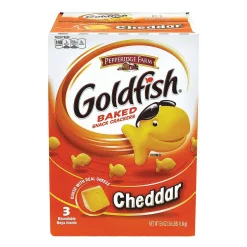 Goldfish Cheddar Baked Snack Crackers, 3.6 Lb