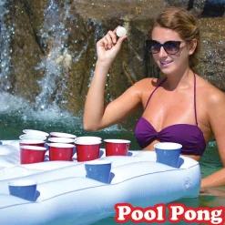 Gopong Pool Party Barge Floating Beer Pong Table