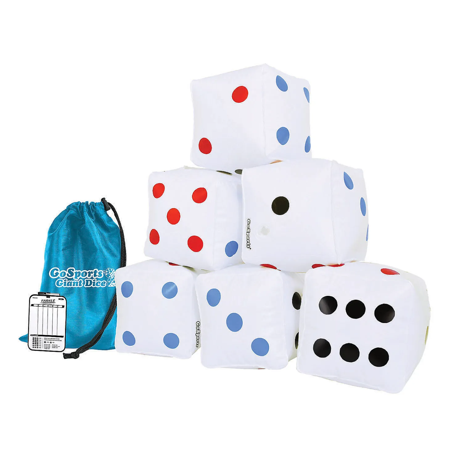 Gosports 6" Giant Inflatable Dice - 6 Pack