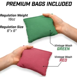 Gosports California Flag Regulation Size Wooden Cornhole Set