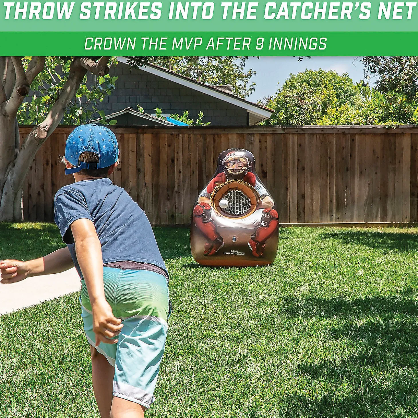 Gosports Inflataman Baseball Toss Challenge