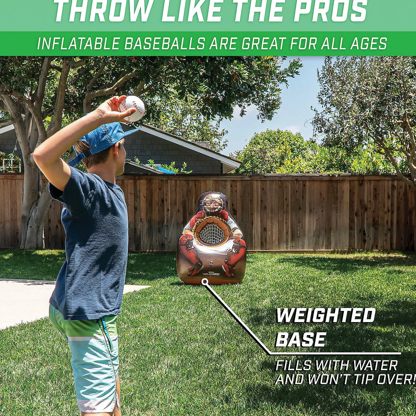 Gosports Inflataman Baseball Toss Challenge