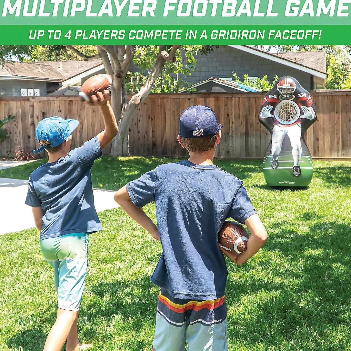 Gosports Inflataman Football Challenge